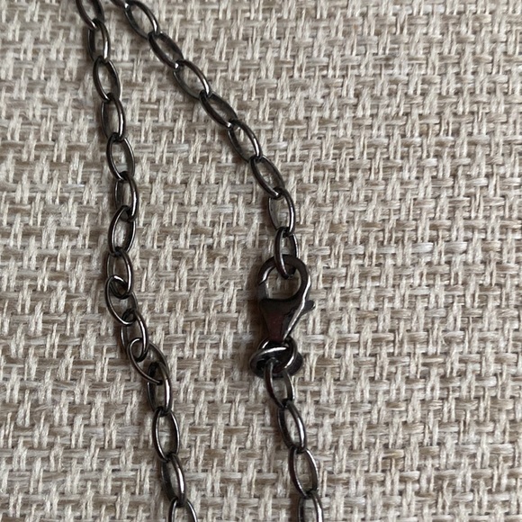 Milor Italy Black Oxygenized Cross 28” necklace - Picture 3 of 5